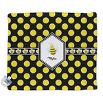 Bee & Polka Dots Security Blankets - Double Sided (Personalized)