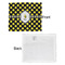 Bee & Polka Dots Security Blanket - Front & White Back View
