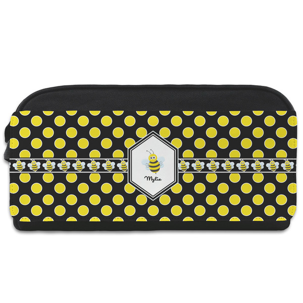 Custom Bee & Polka Dots Shoe Bag (Personalized)