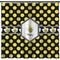 Bee & Polka Dots Shower Curtain - 71" x 74" (Personalized)