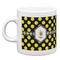 Bee & Polka Dots Single Shot Espresso Cup - Single Front