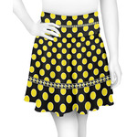 Bee & Polka Dots Skater Skirt - 2X Large