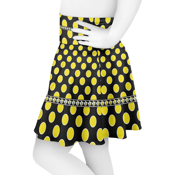 Bee & Polka Dots Skater Skirt - Side