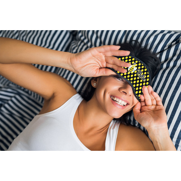 Bee & Polka Dots Sleeping Eye Mask - LIFESTYLE