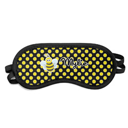 Bee & Polka Dots Sleeping Eye Mask - Small (Personalized)