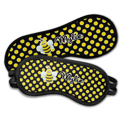 Bee & Polka Dots Sleeping Eye Masks (Personalized)