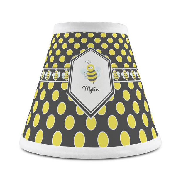 Custom Bee & Polka Dots Chandelier Lamp Shade (Personalized)