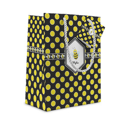 Bee & Polka Dots Gift Bag (Personalized)