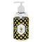 Bee & Polka Dots Plastic Soap / Lotion Dispenser (8 oz - Small - White) (Personalized)