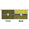 Bee & Polka Dots Small Zipper Pouch Approval (Front and Back)