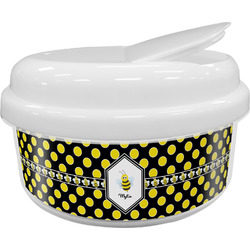 Bee & Polka Dots Snack Container (Personalized)