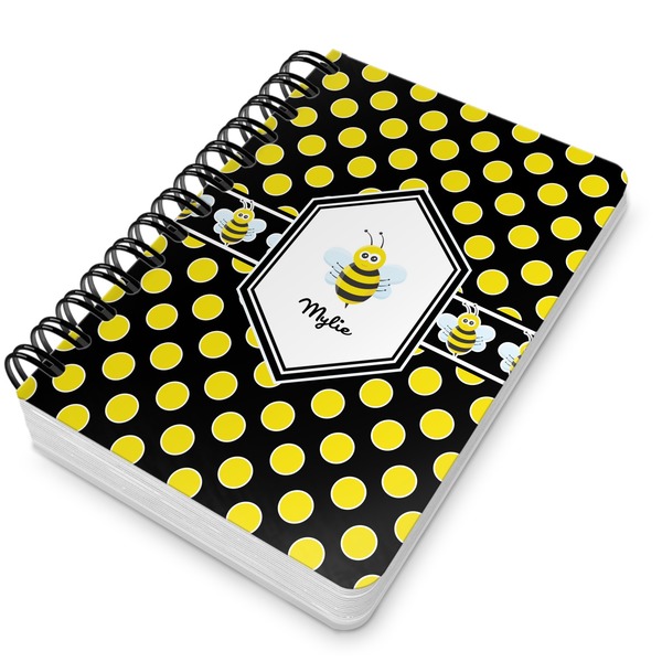 Bee & Polka Dots Spiral Journal 5 x 7 - Main