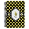 Bee & Polka Dots Spiral Notebook (Personalized)