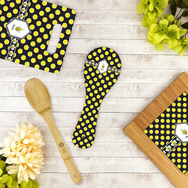 Bee & Polka Dots Spoon Rest Trivet - LIFESTYLE
