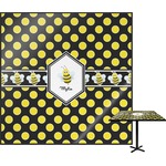 Bee & Polka Dots Square Table Top (Personalized)