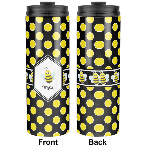 Bee & Polka Dots Stainless Steel Tumbler - Apvl