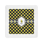 Bee & Polka Dots Standard Cocktail Napkins (Personalized)