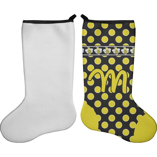 Bee & Polka Dots Stocking - Single-Sided - Approval