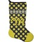 Bee & Polka Dots Holiday Stocking - Neoprene (Personalized)