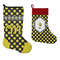 Bee & Polka Dots Stockings - Side by Side compare