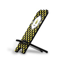 Bee & Polka Dots Stylized Cell Phone Stand - Small w/ Name or Text