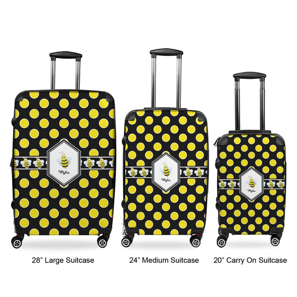 Bee & Polka Dots Suitcase Set 1 - APPROVAL