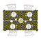 Bee & Polka Dots Tablecloths (58"x102") - TOP VIEW