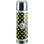 Bee & Polka Dots Stainless Steel Thermos (Personalized)