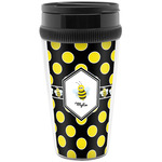 Bee & Polka Dots Acrylic Travel Mug without Handle (Personalized)