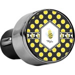 Bee & Polka Dots USB Car Charger (Personalized)