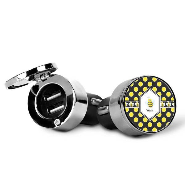 Bee & Polka Dots USB Car Charger