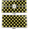 Bee & Polka Dots Vinyl Check Book Cover - Front and Back