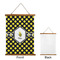 Bee & Polka Dots Wall Hanging Tapestry - Portrait - APPROVAL