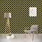 Bee & Polka Dots Wallpaper Scene