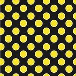 Bee & Polka Dots Wallpaper & Surface Covering (Water Activated 24"x 24" Sample)