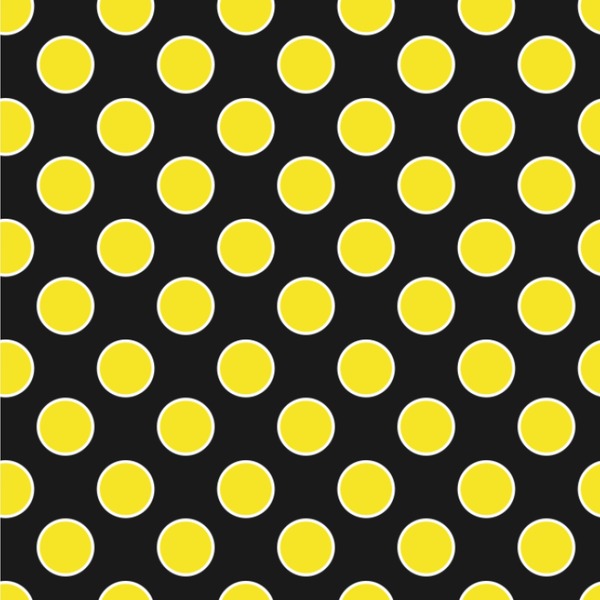 Custom Bee & Polka Dots Wallpaper & Surface Covering (Peel & Stick 24"x 24" Sample)