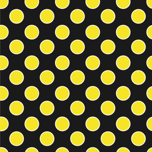 Bee & Polka Dots Wallpaper Square