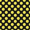 Bee & Polka Dots Wallpaper Square