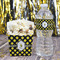 Bee & Polka Dots Water Bottle Label - w/ Favor Box