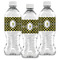 Bee & Polka Dots Water Bottle Labels - Front View