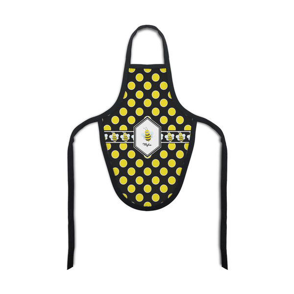Custom Bee & Polka Dots Bottle Apron (Personalized)