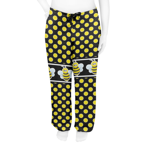 Bee & Polka Dots Women's Pj on model - Front