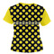 Bee & Polka Dots Women's T-shirt Back