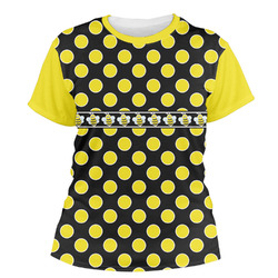 Bee & Polka Dots Women's Crew T-Shirt - Large