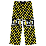 Bee & Polka Dots Womens Pajama Pants - XL