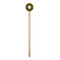 Bee & Polka Dots Wooden 6" Stir Stick - Round - Single Stick