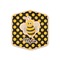 Bee & Polka Dots Wooden Sticker - Main
