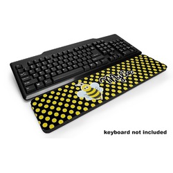 Bee & Polka Dots Keyboard Wrist Rest (Personalized)