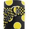 Bee & Polka Dots Yoga Mat Strap Close Up Detail