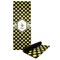 Bee & Polka Dots Yoga Mat with Black Rubber Back Full Print View